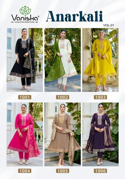 Vaniska anarkali vol 1 wholesale kurti manufacturer in delhi